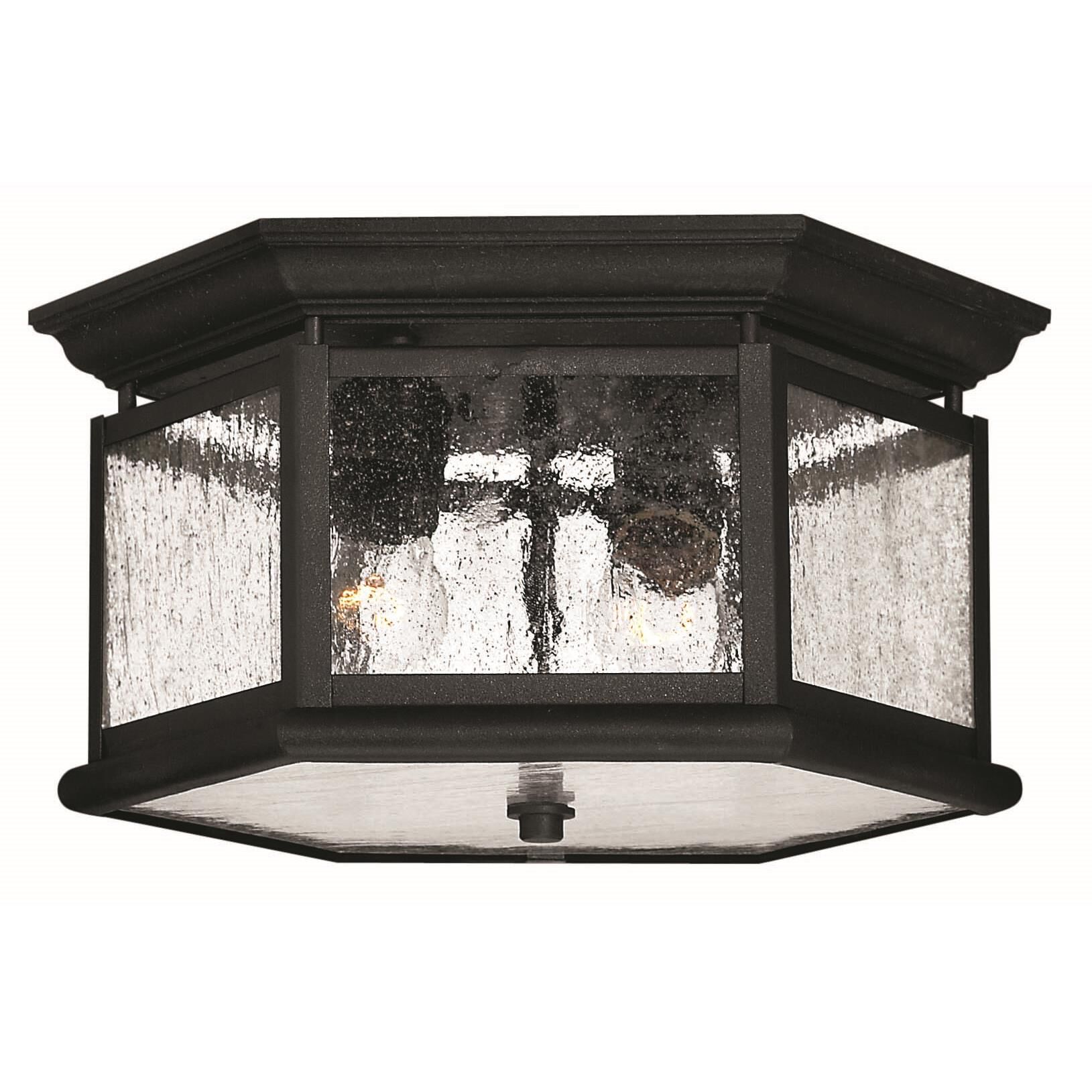 Edgewater 13 Inch 2 Light Outdoor Flush Mount by Hinkley Lighting